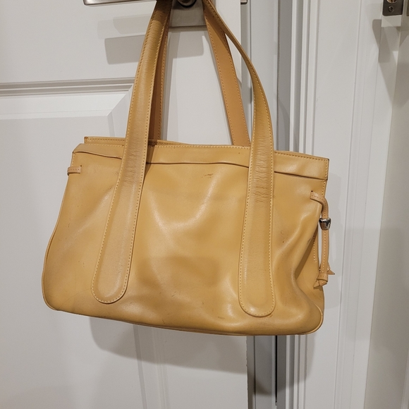 Longchamp Tan Leather Bag with Matching Wallet - Picture 3 of 4